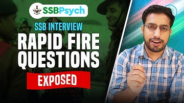 Rapid Fire Situation | How to handle | Expertise | Crack 25 Question | SSBPsych
