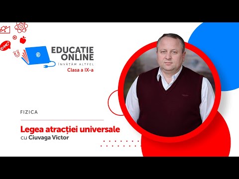 Fizica, clasa a IX-a, Legea atracției universale