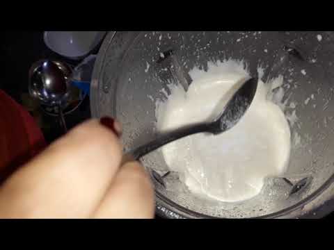 Creme de alho com creme de leite // perfeito!. 