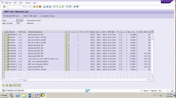 SAP MM MRP_Planning Run Part 4 Section D Planning Evaluation