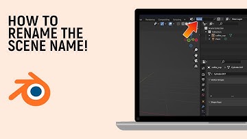 How to Rename the Scene Name in Blender [easy]