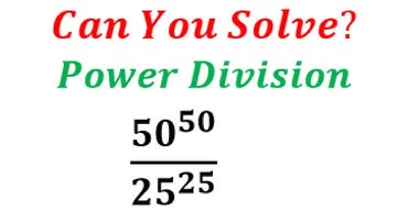 How to Solve Division Problem | A Nice Power Division Problem