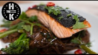 Teriyaki Salmon with Soba Noodles