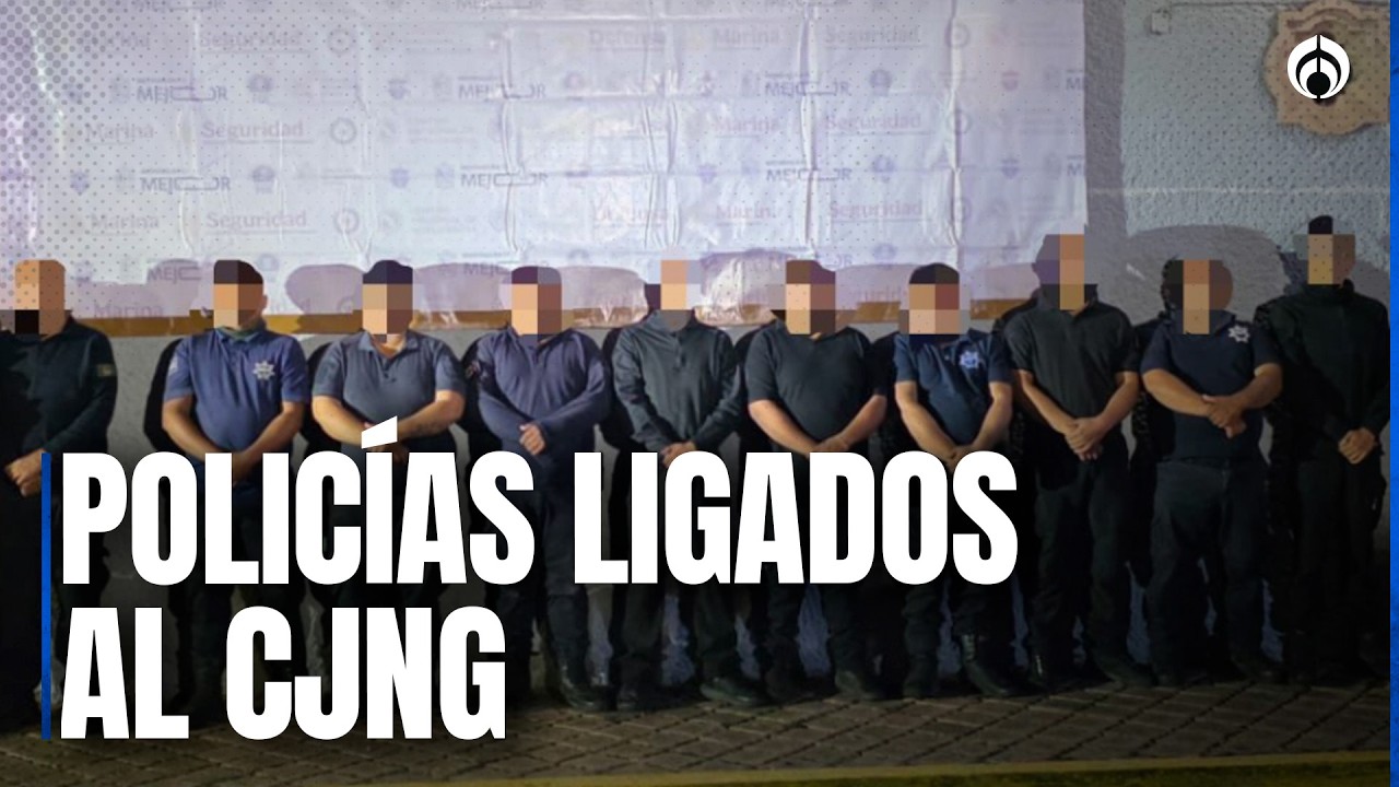 Cae jefe policial y 10 agentes ligados al CJNG por obstruir operativos