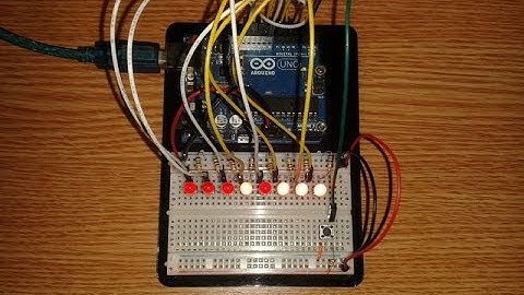 Arduino Binary LEDs Counter