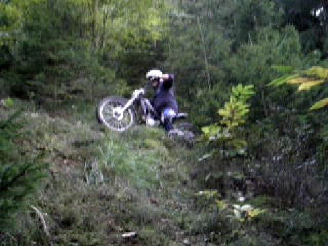 Trial moto rampa bosco cosio sondrio