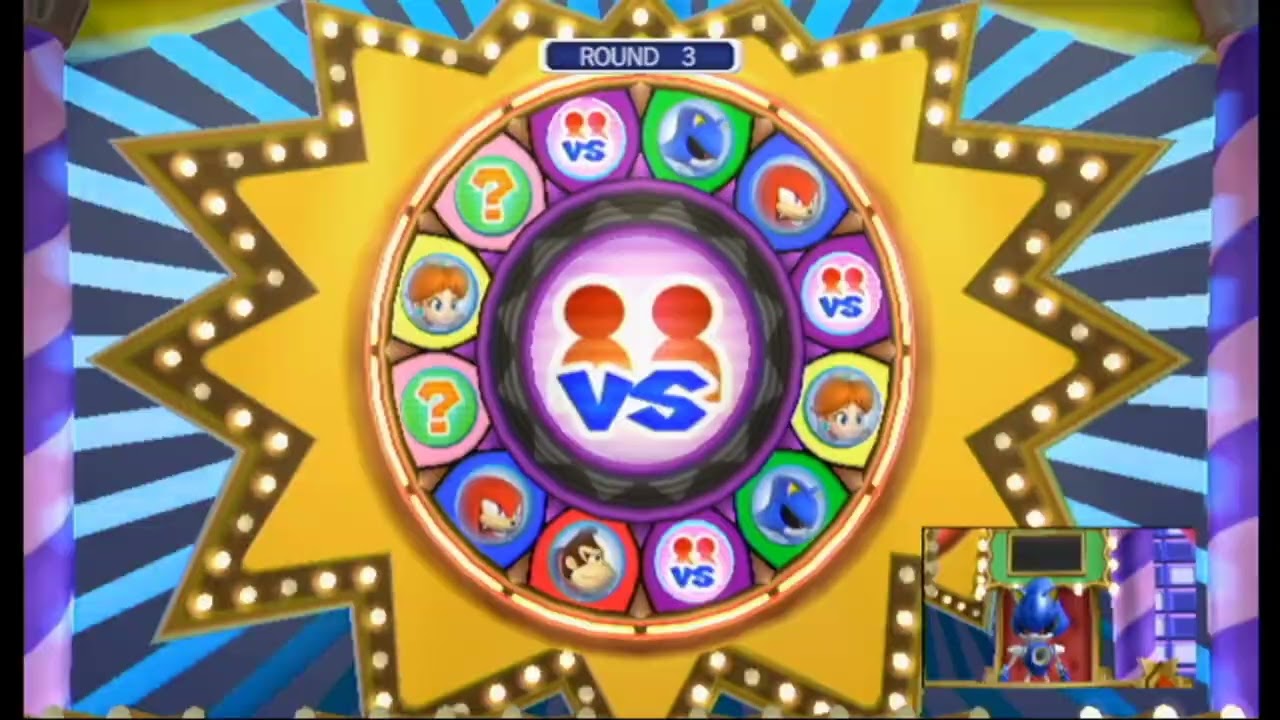 Mario & Sonic at the Olympic Winter Games - Wheel Challenge (Wii U Capture Card Test Footage)