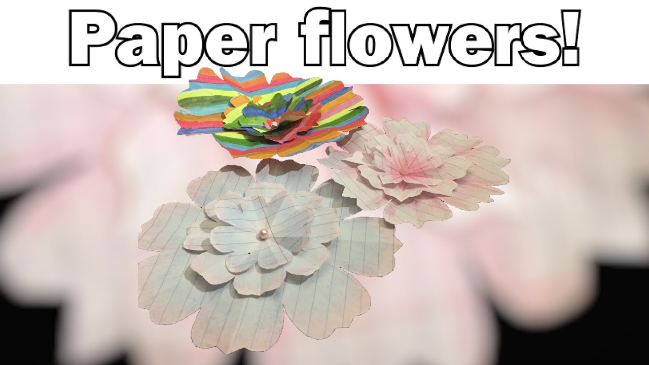Folded Paper Flower! YouTube