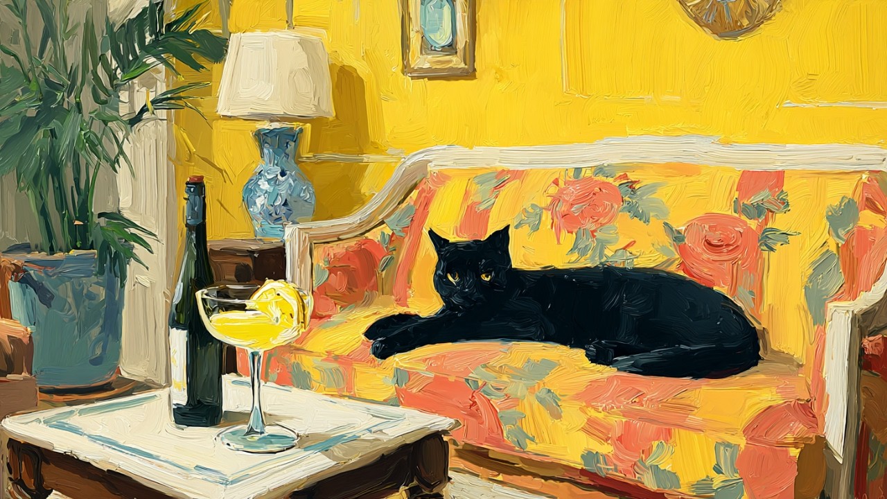 Jazz House Mix |（Black cat  ) Smooth Sax & Piano Set | ideal for Late Night Work & Lounge