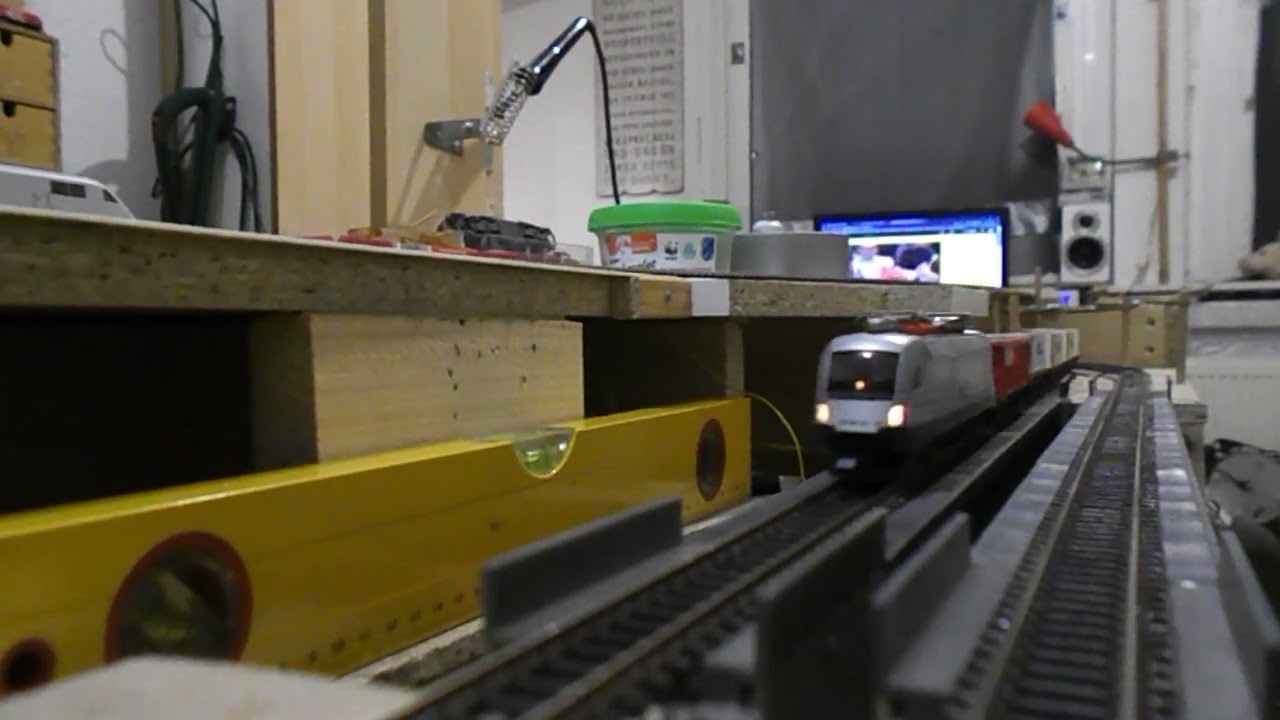 !!!!! Erste Testfahrt auf meiner neuen Spur N Anlage !!!!!