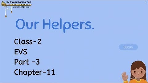 #1591 - Our helpers | Class 02 | EVS | Chapter 11 | Part 03