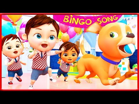 Bingo en français  - Comptines bébé - CoComelon ,, Super JoJo , BabyBus , Moonbug | Banana Cartoon