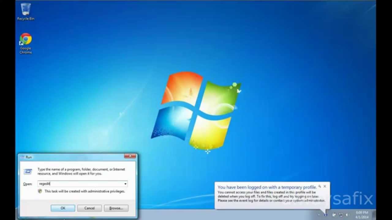 cannot log on to windows 7 professional