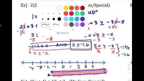 3.4 - Solve Absolute Value Inequalities - Special Cases