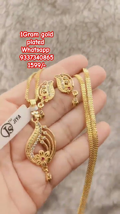 1Gram gold plated chain pendent dailyuse collection #chainpendent #goldplatedchain #1gramgold