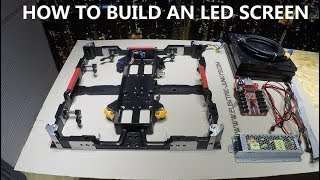 Build a LED Display Screen | WIFI Driven with elektric-junkys