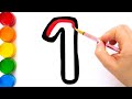 Phonics Song, 1 To 100 Counting, Learn To Count, One Two Three, Numbers Song, Numbers drawing