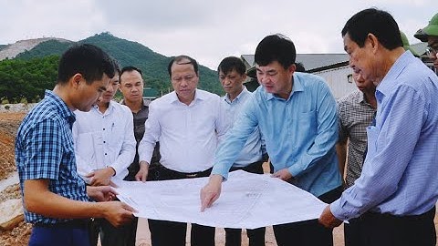 Phó Bí thư Thường trực Tỉnh ủy Ngô Hoàng Ngân kiểm tra tiến độ dự án Cụm Công nghiệp Vân Đồn