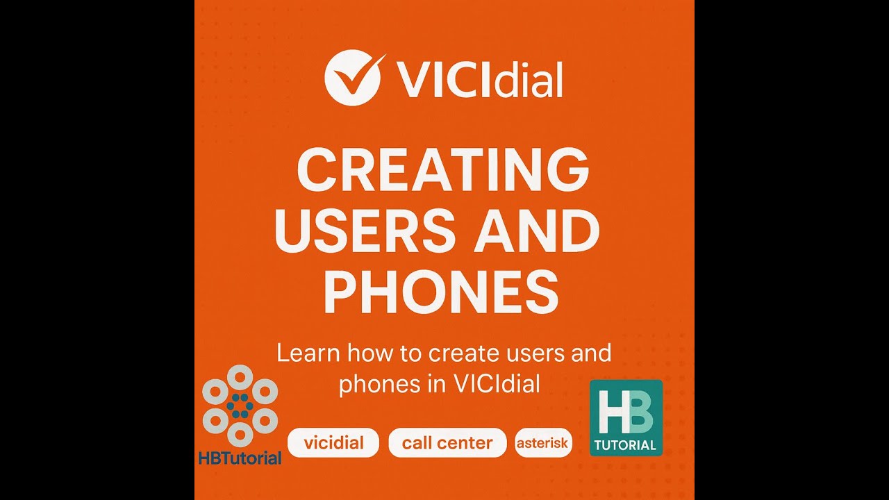 VICIdial User & Phone Setup | Step-by-Step Guide for Call Center Admins (2025)