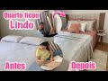 QUARTO DE CARA NOVA;Instalação de Cabeceira Modulada rápido e fácil, fez toda diferença| LAÍS VELOSO