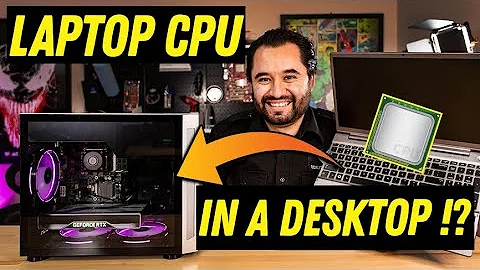 DEAD LAPTOP gets 2nd chance at life? - Laptop CPU in a Desktop!?