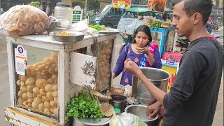 Puchka ( Pani puri /Golgappa ) in Kolkata  - One of The BEST Indian Street Food Snacks