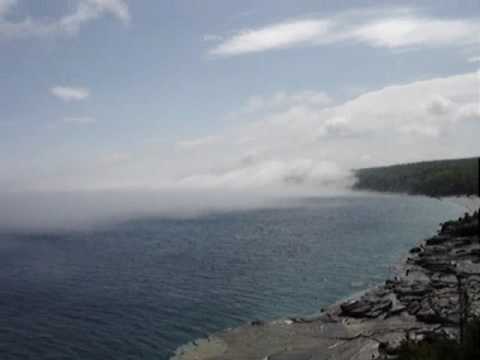 Bruce Trail overlooking the Georgian Bay