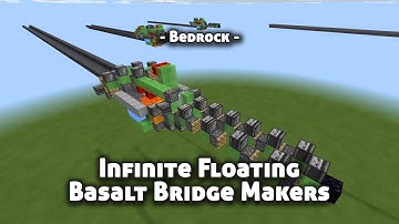 Infinite Floating Basalt Bridge Makers - Minecraft Bedrock 1.16
