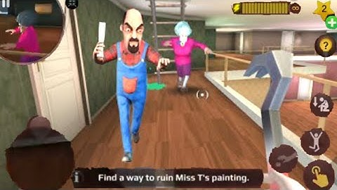 Scary Teacher 3D_New updater-New fun video everyday , gameplay walkthrough  part 4 ( android, ios)