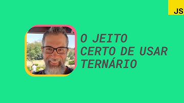 Aprenda quando faz sentido usar ternário em JavaScript #cortes