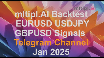 mltipl.AI Telegram Backtest of EURUSD USDJPY GBPUSD Signals.    #telegramforexsignals #copytrading