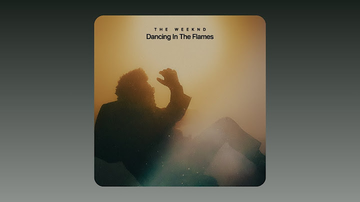 The Weeknd - Dancing In The Flames (Audio)