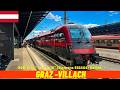 High-Speed Cab Ride Graz → Villach on the NEW Koralmbahn (Austria, May 2026) driver's view 4K