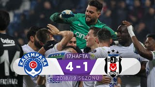Kasımpaşa 4-1 Beşiktaş 17. Hafta - 201819