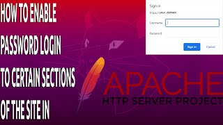 How To Set Up Password Authentication with Apache