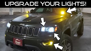 FULL EXTERIOR LED UPGRADE IN 10 MINS! JEEP GRAND CHEROKEE WK2