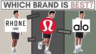 Mens Workout Brands Review (Lululemon vs Rhone vs Alo Yoga)