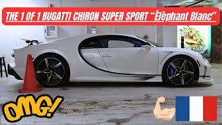 CRAZY 3AM ROAD TRIP TO SEE THE 1 OF 1 BUGATTI CHIRON SUPER SPORT MASTERPIECE “Éléphant Blanc” !!!