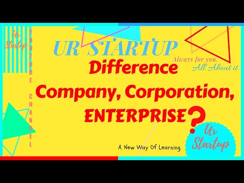 Video: Care este diferența dintre enterprise și private limited?