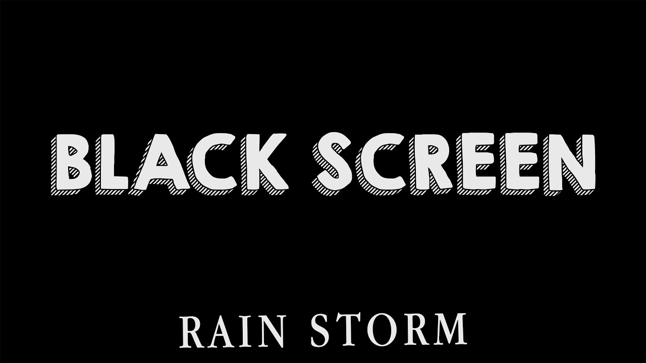 Defeat Insomnia in 3 Minutes with Thunderstorm Sounds for Sleeping ⛈️ | Black Screen • No Ads