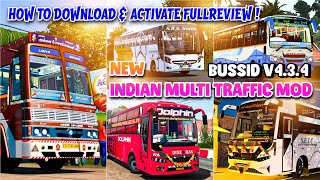 New Indian Multi Traffic Mod How To Downloadactivate Fullreview Bussid V4.3.4