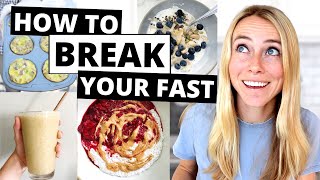 5 QUICK and EASY Intermittent Fasting BreakFast Ideas