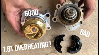 New Beetle 1.8T was Overheating! How to swap waterpump and timing belt on your MK4 Volkswagen Mk4 Volkswagen Golf Gti Timing Belt Water Pump Replacement Diy 1998 2006 Vw Beetle Jetta Golf