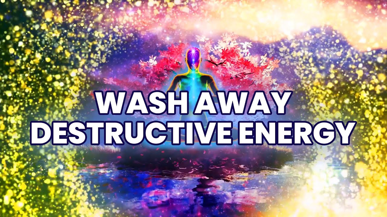 Wash Away Destructive Energy  852 hz Let go of Fear   Worries - Cleanse your Mind  Binaural Beats