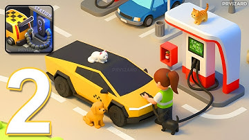 Taxi Tycoon 3D - Gameplay Walkthrough Part 2 - Taxi & Train Manager Game (iOS, Android)