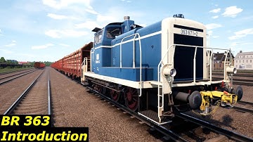 BR 363 Introduction || Tharandter Rampe: Dresden - Chemnitz Route