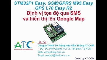 Định vị Google Map qua SMS sử dụng STM32F1 + Quectel M95 (GSM) + L70 (GPS)