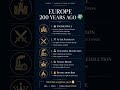 “Europe 200 Years Ago Was NOTHING Like Today 😳”#early europe #viral #shorts #ttrendingnow #fypage