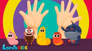 Finger Family Larva Kids Nursery Rhymes & Kids Songs