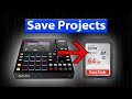 MPC One - Save Project To SD Card (From Internal Drive)